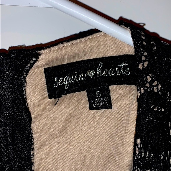 Sequin Hearts open back dress - Picture 5 of 6